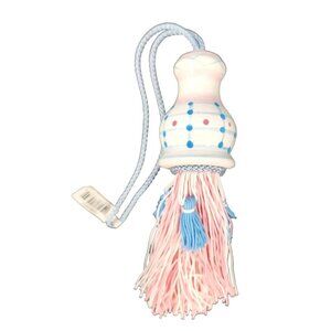 Vintage Ornament Tassels made by Ganz, Bella Casa Ceramic Pastel Colors